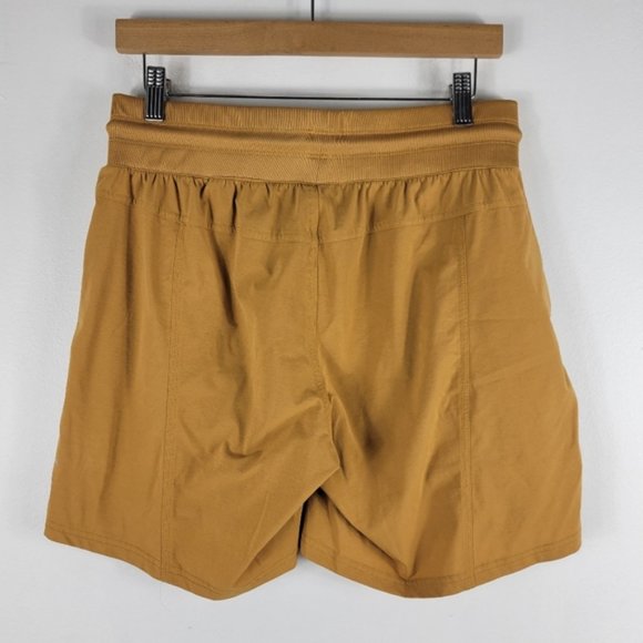 Zyia Pull On Drawstring High Waist Utility Cargo Zip Pocket Stretch Shorts - Picture 5 of 10